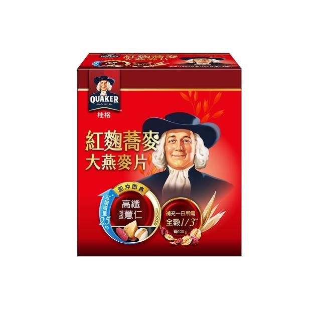 【桂格】紅麴蕎麥健康大燕麥片1500g/盒