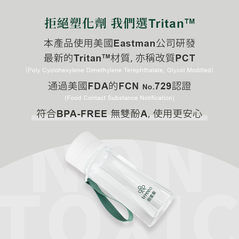 輕旅行必備 特惠9折🌼【樹重奏】Tritan™ 無毒 白水瓶