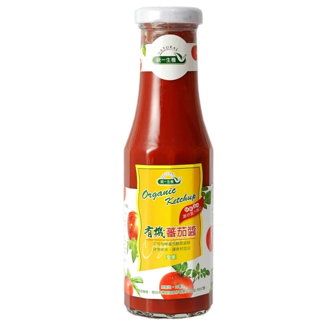 【統一生機】有機蕃茄醬(270g/瓶)