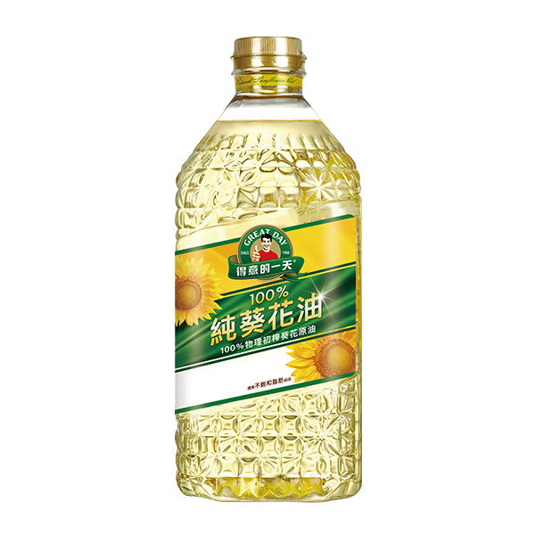 【得意的一天】100%葵花油2L/瓶
