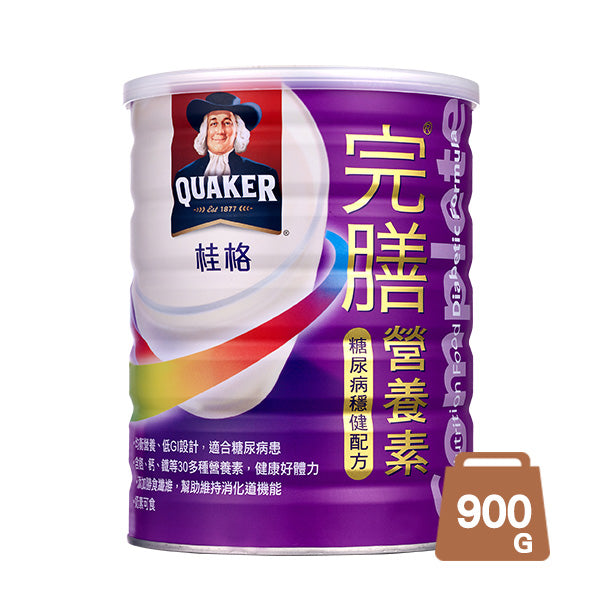 【桂格】完膳糖尿病穩健配方900G/罐