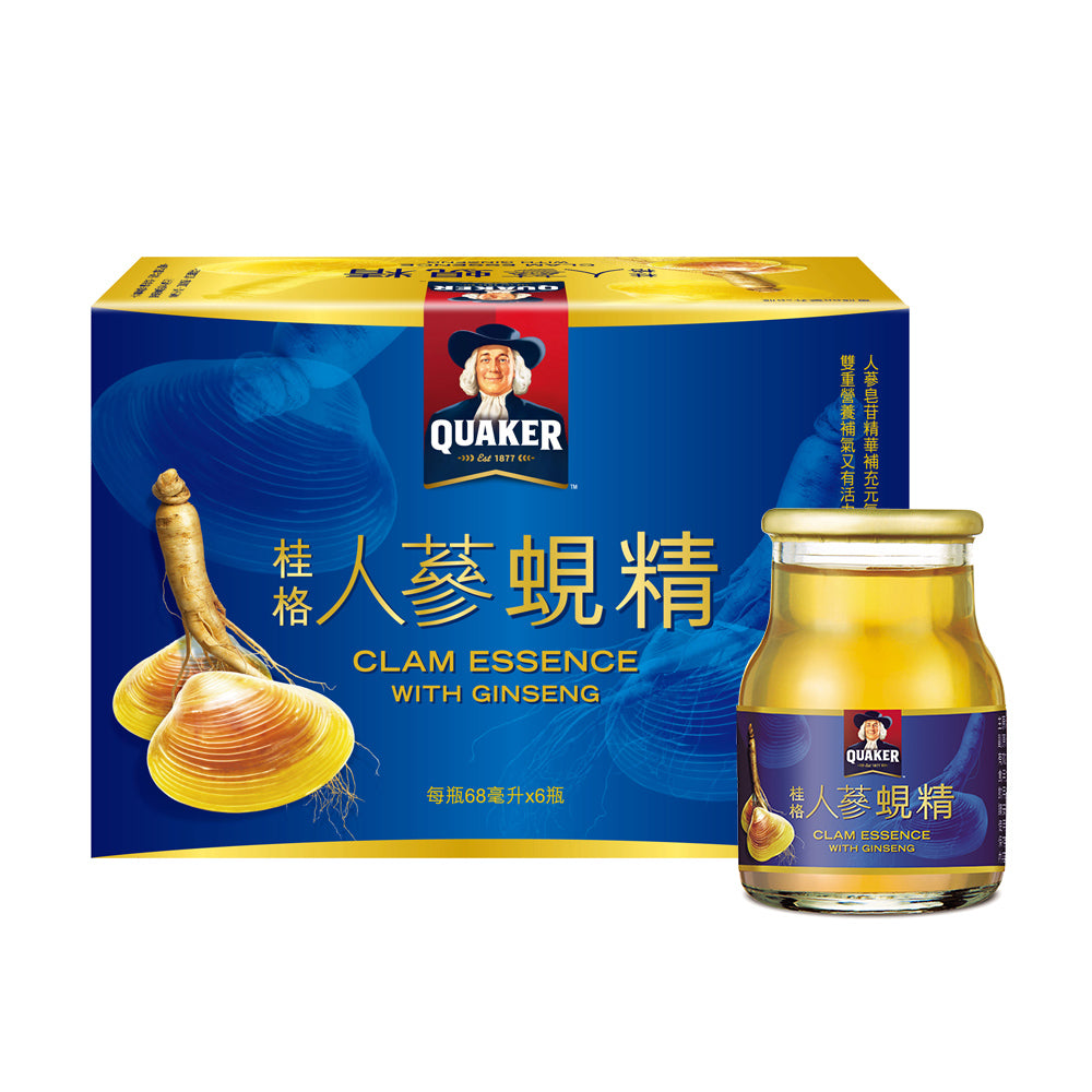 【桂格】人蔘蜆精68ML*6瓶/盒 👌 補元氣 補體力 😋 好喝無腥味