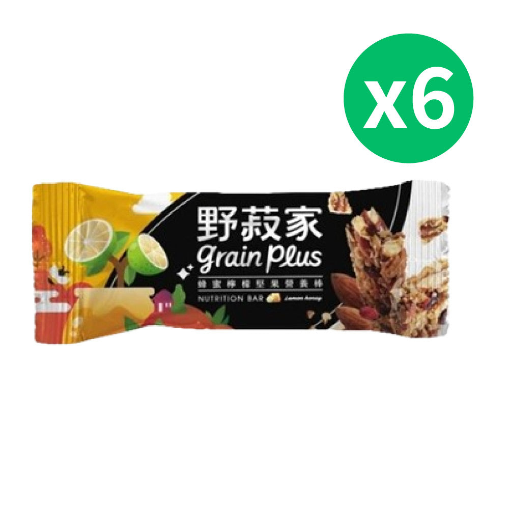 ⚡運動補給零食⚡【野菽家】野菽家營養棒－6入組 (蔓越莓/蜂蜜檸檬/地瓜/海苔藜麥/醬烤海苔)