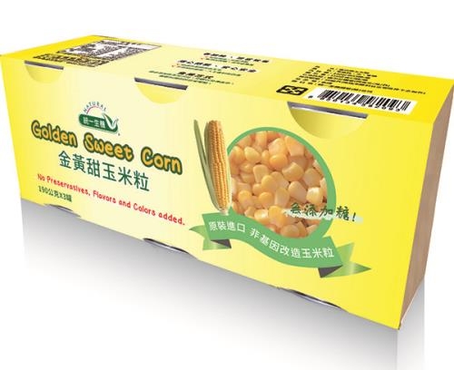 【統一生機】金黃甜玉米粒3入組(盒)