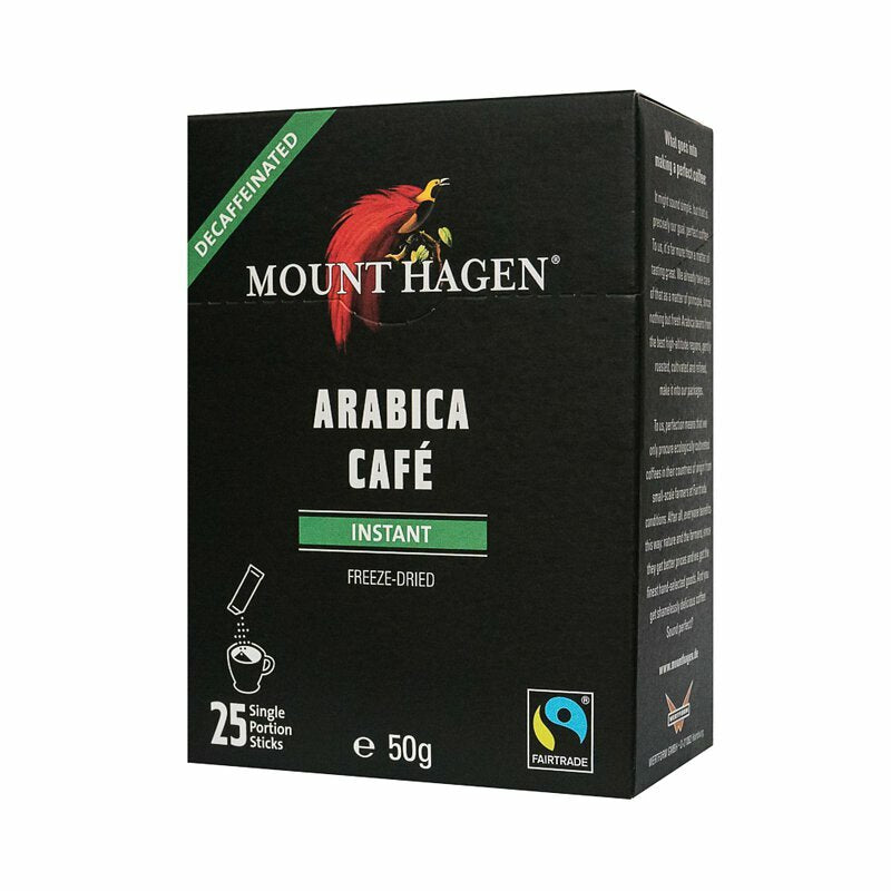 【Mount Hagen】公平貿易低咖啡因即溶咖啡粉(兩種規格任選)
