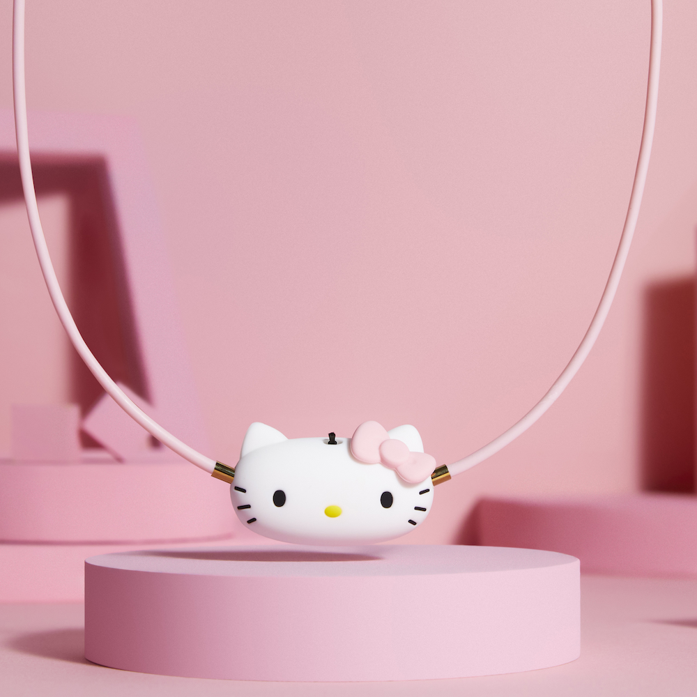 【ible】Hello Kitty聯名款 Airvida C1穿戴式空氣清淨機  (漾粉款)