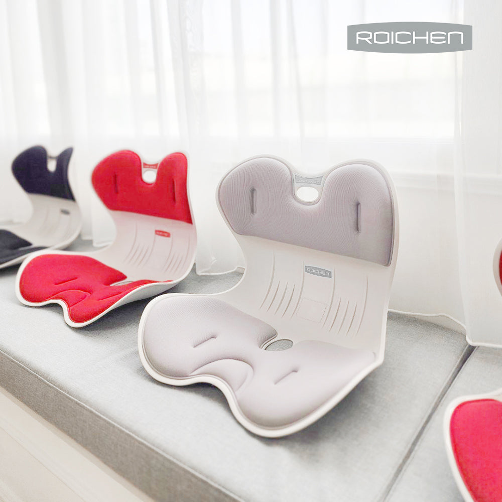 【Roichen】正脊坐墊—女/男/兒童款 (紅/灰/黑/薄荷綠/咖啡色/粉色)★人體工學，讓坐感更舒適