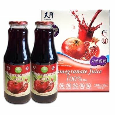 《早安健康》訂一年(12期) 送【天廚】100%藍莓汁/石榴汁1000ml大瓶裝*2入(禮盒)