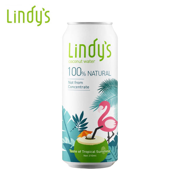 Lindy's 100%椰子水 310ml/罐*6入✨100%純天然非濃縮還原0添加✨