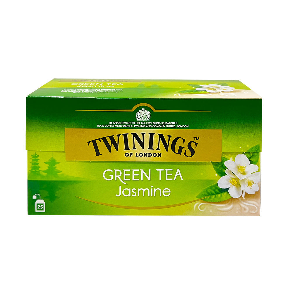 【Twinings唐寧茶】茉莉綠茶(1.8gx25入盒裝)