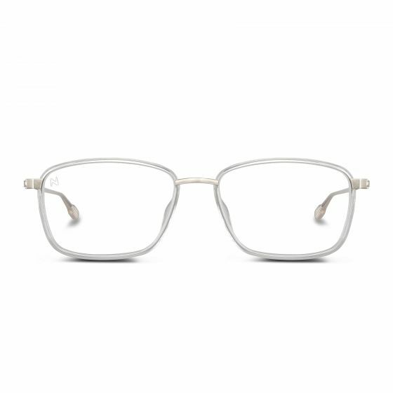 法國NOOZ 時尚造型老花眼鏡(鏡腳便攜款)Faro-方-透明色