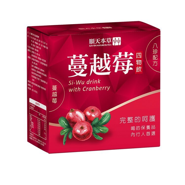 【順天本草】蔓越莓四物飲50ml*6瓶