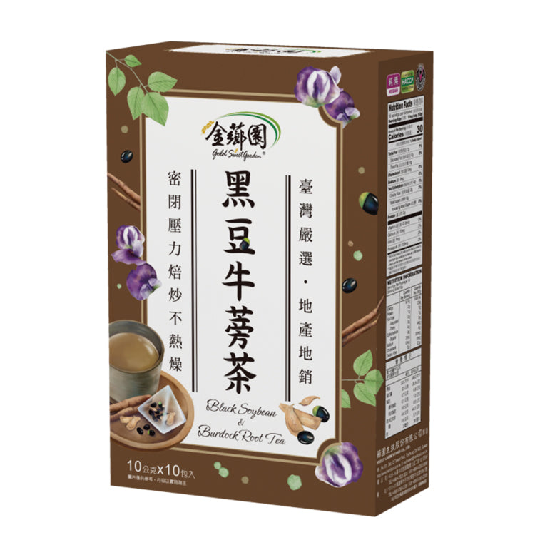 【金薌園】本產黑豆牛蒡茶10gX10入/盒