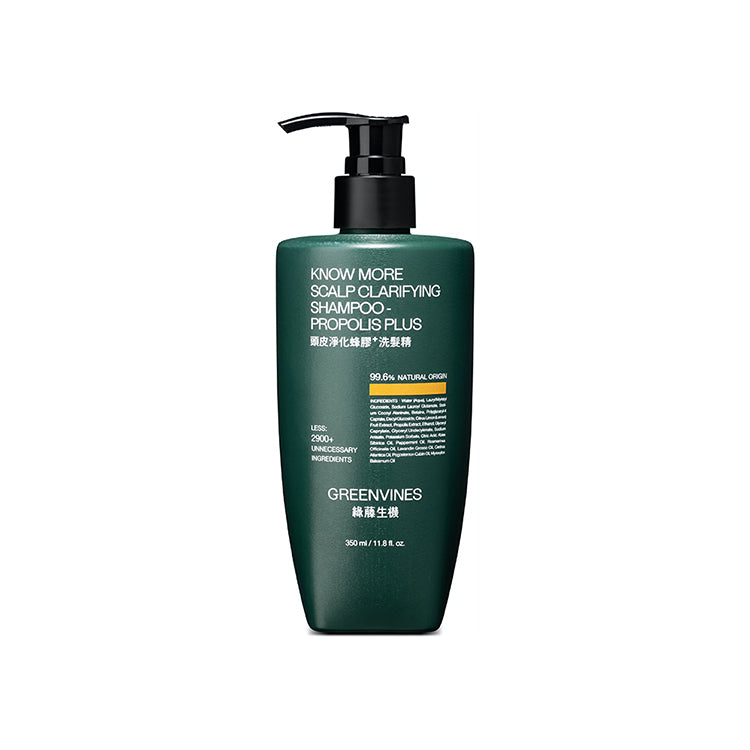 【綠藤生機】頭皮淨化蜂膠＋洗髮精(350mL)—頭皮調理的天然解答