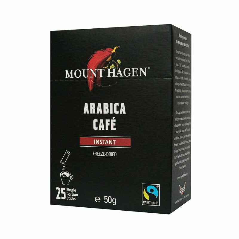 【Mount Hagen】公平貿易即溶咖啡粉(兩種規格任選)
