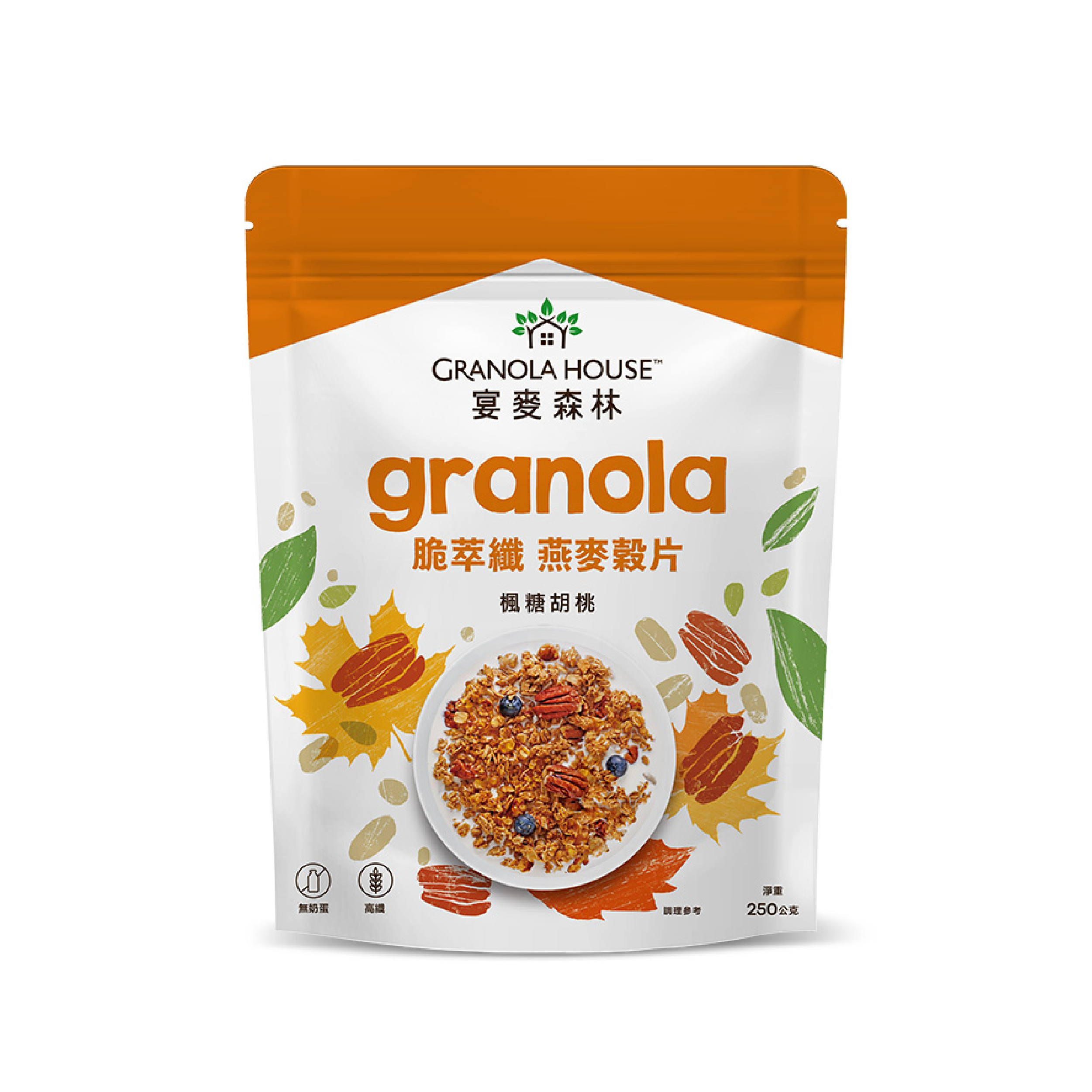 【Granola House】脆萃纖 燕麥穀片-楓糖胡桃(250g)